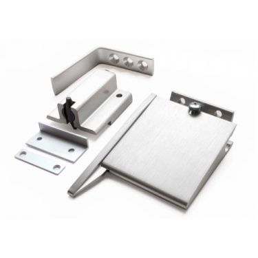 Click Here To Enlarge This Photo Of DSSFD MK2 Fire Rated Door Selector (Wedge Shape) - Satin Anodised Aluminium