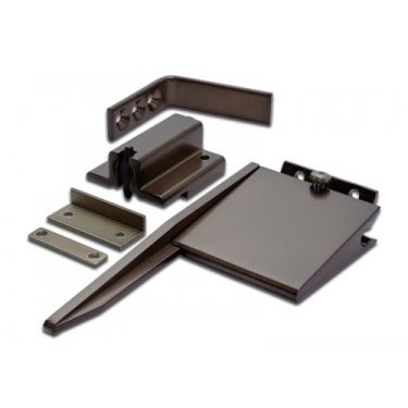 Click Here To Enlarge This Photo Of DSABZFD MK2 Fire Rated Door Selector (Wedge Shape) - Antique Bronze
