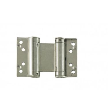 Click Here To Enlarge This Photo Of LDA03 GROOM Liobex 3" Silver Double Action Spring Hinges (Suitable for 20-25mm thick doors)