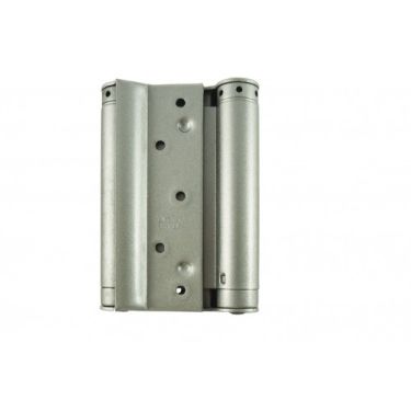 Click Here To Enlarge This Photo Of LDA05 GROOM Liobex 5" Silver Double Action Spring Hinges (Suitable for 25-35mm thick doors)