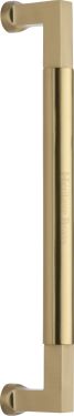Click Here To Enlarge This Photo Of V1312 330-SB Heritage Brass Door Pull Handle Bauhaus Design 330mm Satin Brass Finish