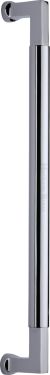 Click Here To Enlarge This Photo Of V1312 483-PC Heritage Brass Door Pull Handle Bauhaus Design 483mm Polished Chrome Finish