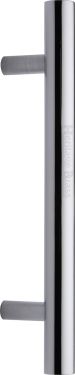 Click Here To Enlarge This Photo Of V1361 305-PC Heritage Brass Door Pull Handle Bar Design 305mm Polished Chrome Finish