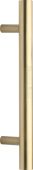 V1361 305-SB Heritage Brass Door Pull Handle Bar Design 305mm Satin Brass Finish