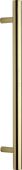 V1361 457-PB Heritage Brass Door Pull Handle Bar Design 457mm Polished Brass Finish