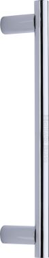 Click Here To Enlarge This Photo Of V2059 336-PC Heritage Brass Door Pull Handle 19mm Bar Design 336mm Polished Chrome Finish