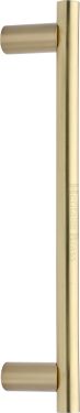 Click Here To Enlarge This Photo Of V2059 336-SB Heritage Brass Door Pull Handle 19mm Bar Design 336mm Satin Brass Finish