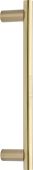 V2059 336-SB Heritage Brass Door Pull Handle 19mm Bar Design 336mm Satin Brass Finish
