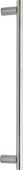 V2059 489-SN Heritage Brass Door Pull Handle 19mm Bar Design 489mm Satin Nickel Finish