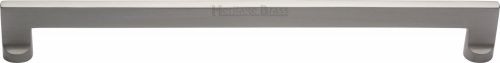 Click Here To Enlarge This Photo Of V4150 460-SN Heritage Brass Door Pull Handle Apollo Design 460mm Satin Nickel Finish