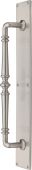 V1165-SN Heritage Brass Door Pull Handle on Plate Avon Design Satin Nickel finish