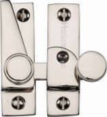 V1106L-PNF Heritage Brass Sash Fastener Lockable Polished Nickel Finish