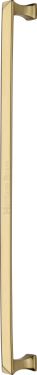Click Here To Enlarge This Photo Of V1232 326-PB Heritage Brass Door Pull Handle Pyramid Design 326mm Polished Brass Finish