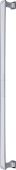 V1232 478-PC Heritage Brass Door Pull Handle Pyramid Design 478mm Polished Chrome Finish