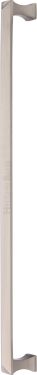 Click Here To Enlarge This Photo Of V1232 478-SN Heritage Brass Door Pull Handle Pyramid Design 478mm Satin Nickel Finish