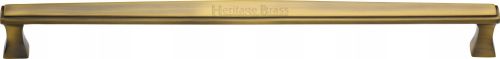 Click Here To Enlarge This Photo Of V1334 457-AT Heritage Brass Door Pull Handle Deco Design 457mm Antique Brass Finish