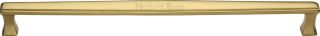 V1334 457-PB Heritage Brass Door Pull Handle Deco Design 457mm Polished Brass Finish