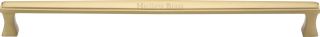 V1334 457-SB Heritage Brass Door Pull Handle Deco Design 457mm Satin Brass Finish