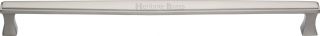 V1334 457-SN Heritage Brass Door Pull Handle Deco Design 457mm Satin Nickel Finish
