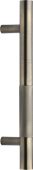 V1365 305-AT Heritage Brass Door Pull Handle Bar Knurled Design 305mm Antique Brass Finish