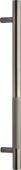 V1365 457-AT Heritage Brass Door Pull Handle Bar Knurled Design 457mm Antique Brass Finish