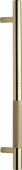 V1365 457-PB Heritage Brass Door Pull Handle Bar Knurled Design 457mm Polished Brass Finish