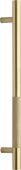 V1365 457-SB Heritage Brass Door Pull Handle Bar Knurled Design 457mm Satin Brass Finish