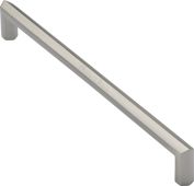 V1473 328-SN Heritage Brass Door Pull Handle Hex Profile Design 328mm Satin Nickel Finish