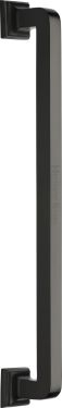 Click Here To Enlarge This Photo Of V1964 490-MB Heritage Brass Door Pull Handle Square Vintage Design 490mm Matt Bronze Finish