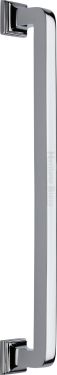 Click Here To Enlarge This Photo Of V1964 490-PC Heritage Brass Door Pull Handle Square Vintage Design 490mm Polished Chrome Finish
