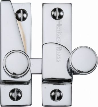 Click Here To Enlarge This Photo Of V1106-PC Heritage Brass Sash Fastener Polished Chrome Finish