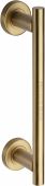 V2057 489-SB Heritage Brass 19mm Bar Door Pull Handle with base 489mm Satin Brass finish