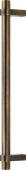 V2485 505-AT Heritage Brass Door Pull Handle Industrial Design 505mm Antique Brass Finish
