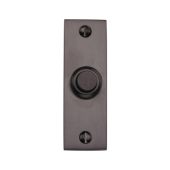 V1182-MB Heritage Brass Rectangular Bell Push 3" x 1" Matt Bronze finish
