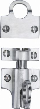 Click Here To Enlarge This Photo Of V1117-SC Heritage Brass Fanlight Catch Satin Chrome Finish