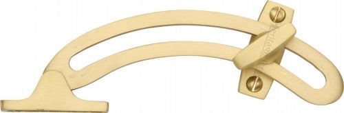 Click Here To Enlarge This Photo Of V1118-SB Heritage Brass Quadrant Stay Satin Brass Finish
