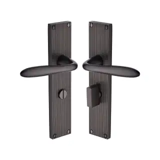 RR5030-MB Heritage Brass Sutton Reeded Bathroom set Matt Bronze finish