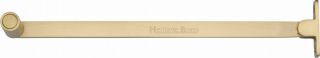 V1119 10-SB Heritage Brass Casement Stay Roller Arm Design 254mm Satin Brass Finish
