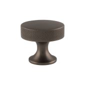 AW841-38-DBZ - Alexander & Wilks 38mm Berlin Knurled Cupboard Knob - Dark Bronze
