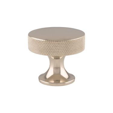 Click Here To Enlarge This Photo Of AW841-38-PN - Alexander & Wilks 38mm Berlin Knurled Cupboard Knob - Polished Nickel