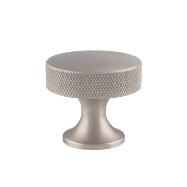 Click Here To Enlarge This Photo Of AW841-38-SN - Alexander & Wilks 38mm Berlin Knurled Cupboard Knob - Satin Nickel