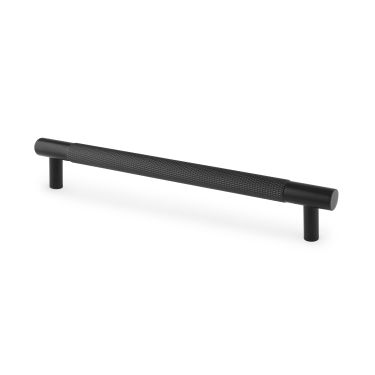 Click Here To Enlarge This Photo Of AW810-160-BL - Alexander & Wilks Brunel Knurled T-Bar Cupboard Handle - Black - Centres 160mm