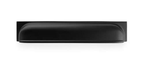 Click Here To Enlarge This Photo Of AW906BL - Alexander & Wilks Quantock Cup Pull Handle - Black - 203mm c/c