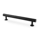AW817-160-BL - Alexander & Wilks Leila Hammered Cabinet Pull - Black
