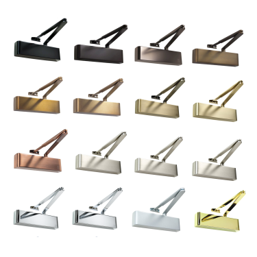 Click Here To Enlarge This Photo Of TS.9205.SRFB.PSSPSS - Rutland Size 2-5 Designer Slimline Overhead Door Closer - Polished Stainless Steel