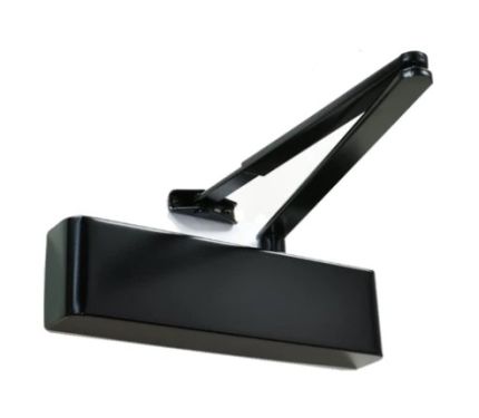 Click Here To Enlarge This Photo Of TS.9205.SRFB.RAL9011BK - Rutland Size 2-5 Designer Slimline Overhead Door Closer - Black