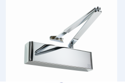 TS.9205BC.SRFB.PSSPSS - Rutland Size 2-5 Designer Slimline Overhead Door Closer with Backcheck - Polished Stainless Steel