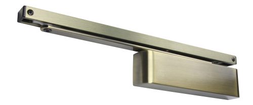 Click Here To Enlarge This Photo Of TS.11204.SR.2.ABAB - Rutland Size 2-4 Slide Arm Cam Action Door Closer c/w Semi Radius Cover - Antique Brass