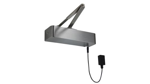 Click Here To Enlarge This Photo Of ETS.18314.SNP - Rutland Rutland Responder 24 Size 4 Hold Open/Swing Free Electromagnetic Door closer - Satin Nickel