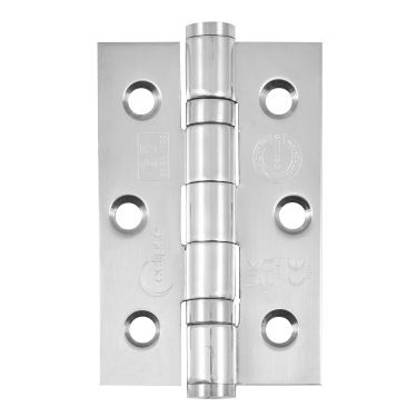Click Here To Enlarge This Photo Of Eclipse 14851 Grade 7 Polished Stainless Steel Ball Bearing Hinges 76 x 51 x 2mm
